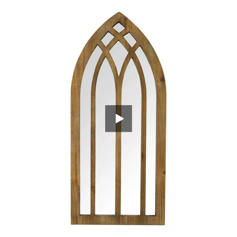 Image of Francis Cathedral Arch Farmhouse Mirror - Hen & Tilly 
