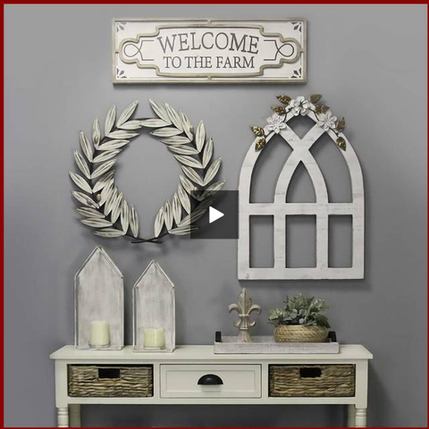 Image of "Welcome To The Farm" Distressed Sign - Hen & Tilly 