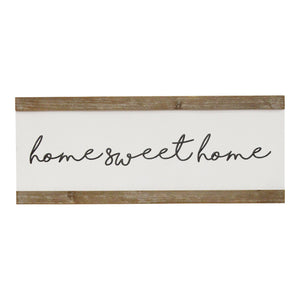 "Home Sweet Home" Wooden Frame Wall Art - Hen & Tilly 