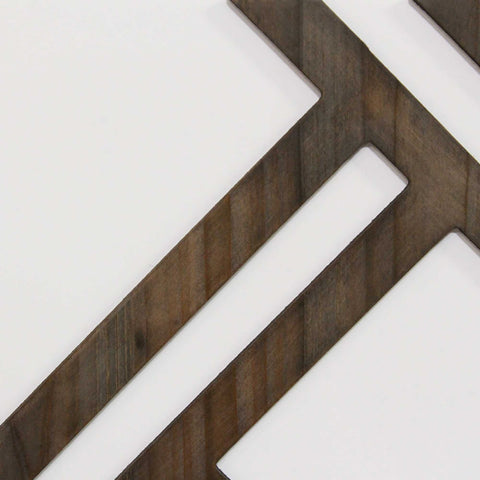 Image of Rustic Geometric Wood Decor Set - Hen & Tilly 