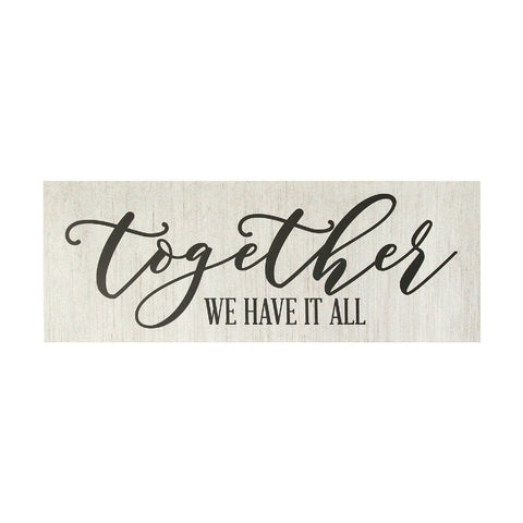 "Together We Have It All" Canvas Wall Art - Hen & Tilly 