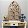 Rustic Wooden Cathedral Arch Wall Decor - Hen & Tilly 